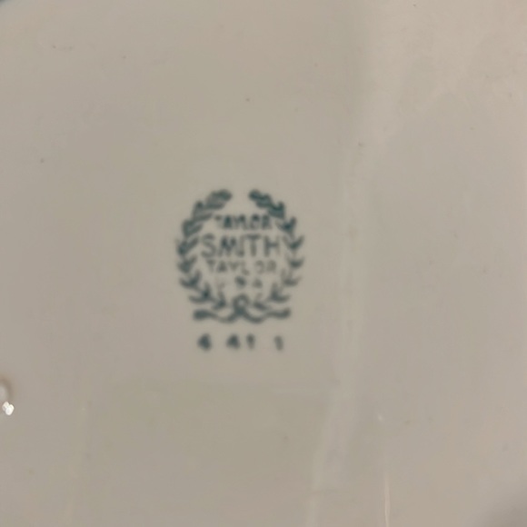 Taylor Smith Taylor - Victorian Decorative Plate 11.5" x 8.5" - Picture 7 of 7